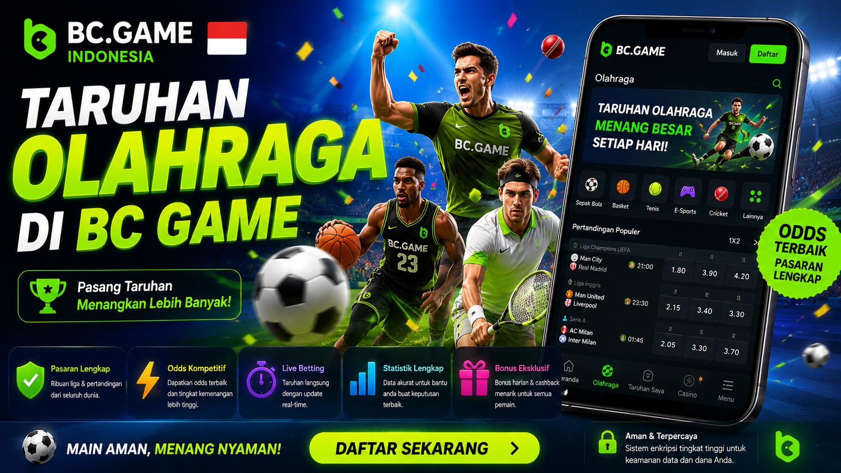 Taruhan Olahraga di BC Game